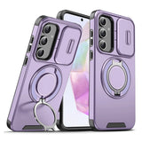 Folding Bracket Slide Magnetic Phone Case For Samsung