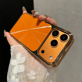 Luxury Plating CD Pattern Shockproof Case For iPhone