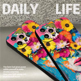 Creative Flower Girl Phone Case For iPhone