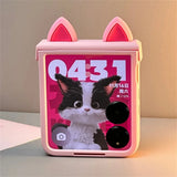 Japan Korean Cute Pink Candy Bracelet Hinge Protective Case For Samsung Z Flip