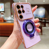 For Magnetic Large Window Case For Samsung