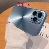 Luxury Laser Aurora CD Pattern Matte Case For iPhone