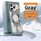 Minimalist Metal Frameless Magnetic Case For iPhone