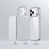 Transparent Clear Shockproof Case For iPhone