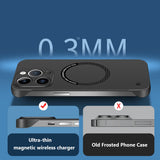 Ultra Thin Frameless Magnetic Case For iPhone