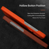 Natural Cowhide Leather Magnetic Case for Samsung