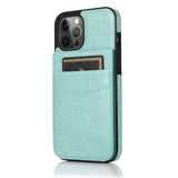 Flip Leather Wallet  Credit Card Holder Kickstand Case  for IPhone