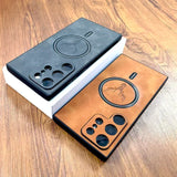 PU Leather Magnetic  Case For Samsung Galaxy