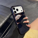 Luxury Electroplated Shockproof Makeup Mirror Phone Case For iPhone