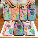 Airplane Painting Print Magnetic Phone Case For iPhone