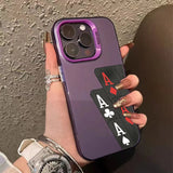 Ultra-Thin Hard Poker Case  for Iphone