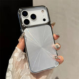 Luxury Plating CD Pattern Shockproof Case For iPhone