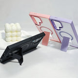 Luxury Matte Folding Magnetic Stand Phone Case For Samsung S26