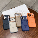 Luxury Magnetic Soft Silicone Frame Phone Case For iPhone
