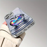 Luxury Aurora Diamond Water Drop For Apple Pattern Case For iPhone
