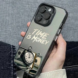 Time is money Pattern Shockproof  Case For iPhone