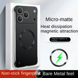 Ultra Thin for Magnetic Matte PC Frameless Phone Cases for IPhone