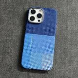 Grid Pattern Magnetic Phone Case For iPhone