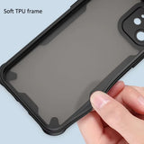 Frosted Shockproof Lens Full Case For iphone