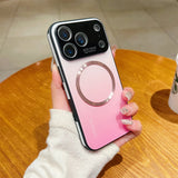Magnetic Gradient Glass Case For iPhone