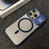 Transparent multi-dimensional stand magnetic Case For iPhone