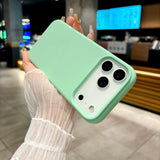 Bright Fluorescent Liquid Silicone Soft Case For iPhone