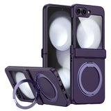 Magnetic  Hard  Holder Case For Samsung Galaxy Z Flip