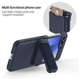 Wallet Card Insertion Folding Phone Case for Samsung Galaxy Z Flip