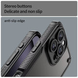 Frosted Shockproof Lens Full Case For iphone