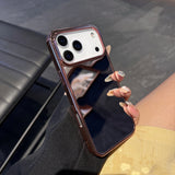 Luxury Electroplated Shockproof Makeup Mirror Phone Case For iPhone