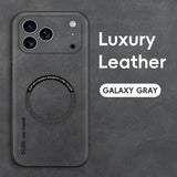 Luxury Leather Magnetic Case For iPhone