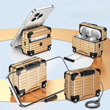 Stylish and unique suitcase-style protective case for AirPods