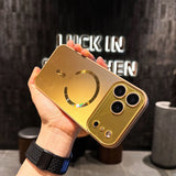 Magnetic Silicone Frame Protective Case for iPhone