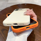 Large Window Silicone Soft Case For IPhone