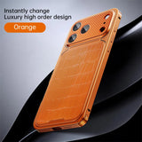 Aluminum Alloy Frame Magnetic Phone case For iPhone