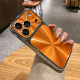 Stylish electroplated CD laser shockproof phone case For iPhone