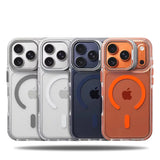 Luxury Magnetic Shockproof Clear Bumper Case for iPhone