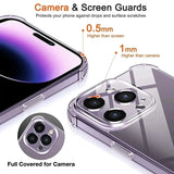 Shockproof Silicone Clear Phone Case For iPhone