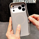Magnetic Silicone Frame Protective Case for iPhone