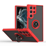 Luxury Matte Armour Magnetic Stand Phone Case For Samsung S26