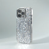 Glitter Foils Magnetic Wireless Charging Case for iPhone