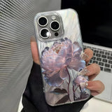 Five Golden Lotus Pattern Phone Case for IPhone