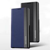 Luxury Plating Leather Flip Case For iPhone