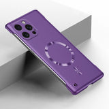 Metal Painting Frameless  Magnetic Case For iPhone