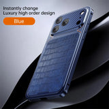 Aluminum Alloy Frame Magnetic Phone case For iPhone