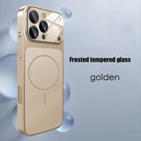 Magnetic Shockproof  Glass Case for iPhone