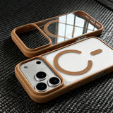 Luxury Transparent Magnetic Clear Case For iPhone