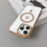 Luxury Original  Magnetic Transparent Case For iPhone