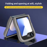 360 ° Rotating Bracket Protective Magnetic Wave Case for Samsung Galaxy Z Flip