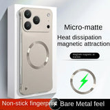 Ultra Thin for Magnetic Matte PC Frameless Phone Cases for IPhone